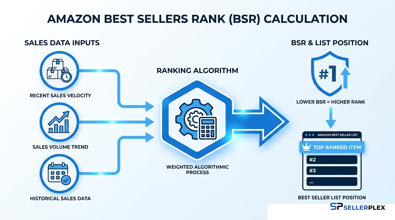 How is Amazon Best Sellers Rank calculated?