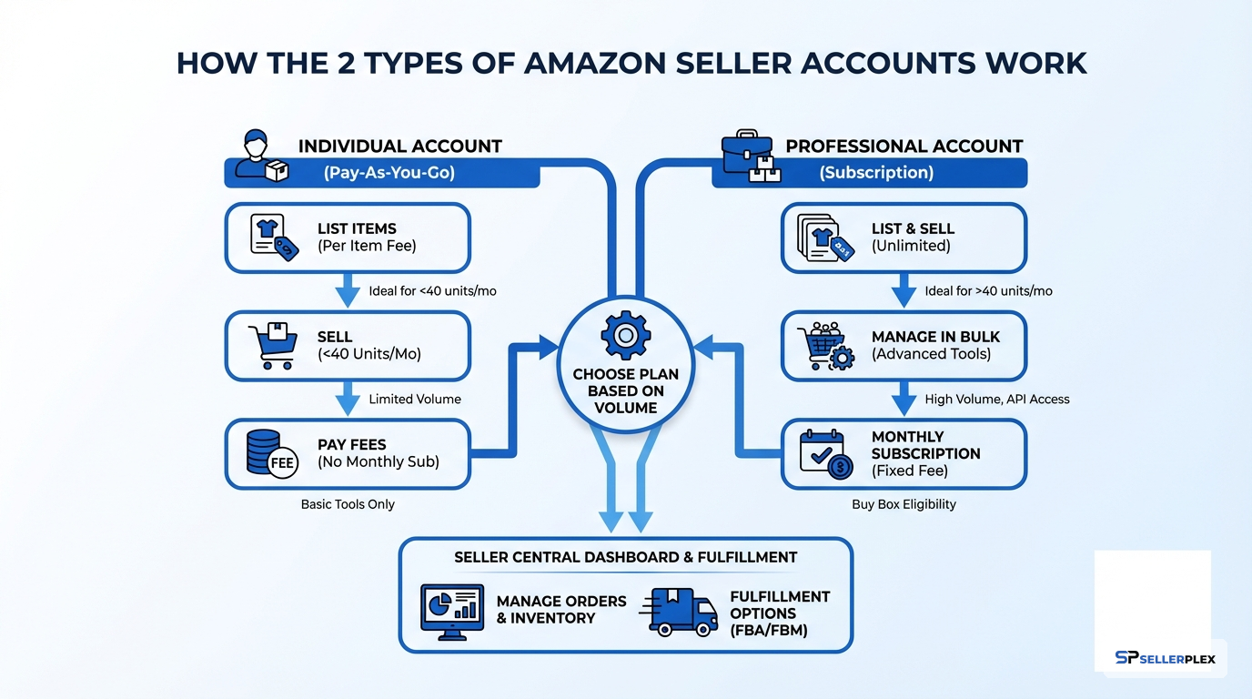 How the 2 Types of Amazon Seller Accounts Work