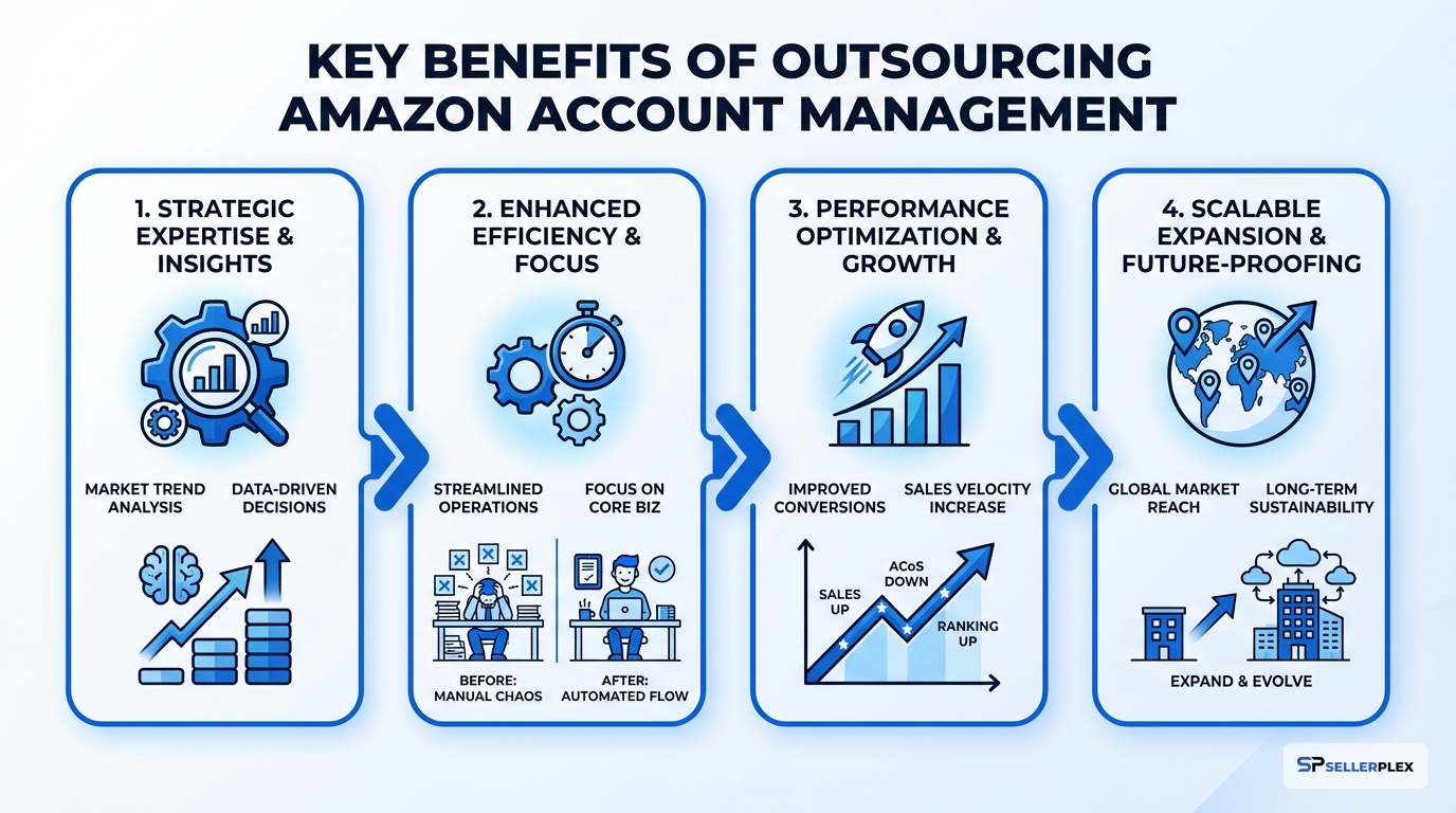 Key Benefits of Outsourcing Amazon Account Management