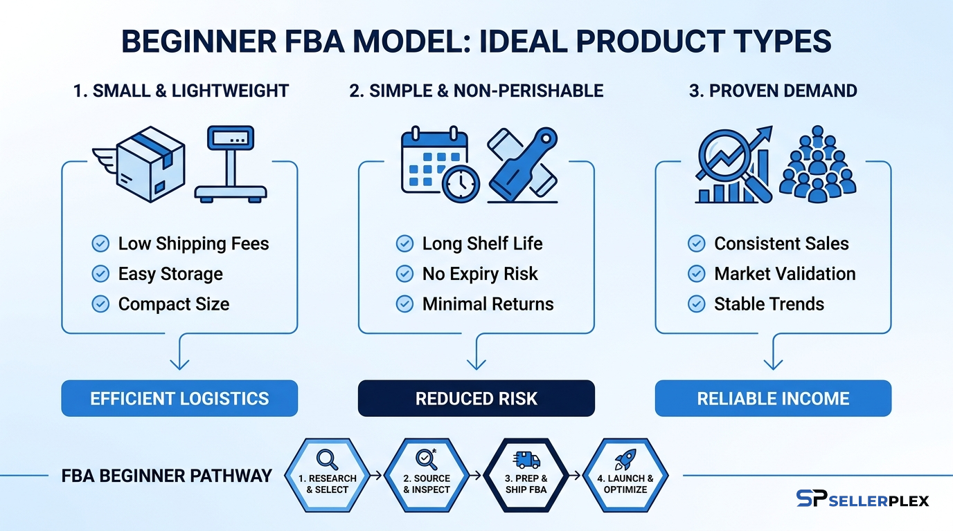 Product types that fit the beginner FBA model