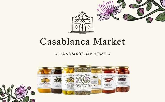 Casablanca Market A+ Content brand lineup module
