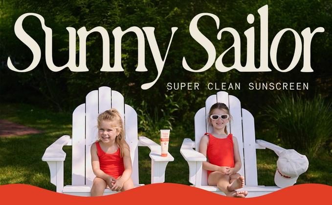 Sunny Sailor A+ Content brand header module