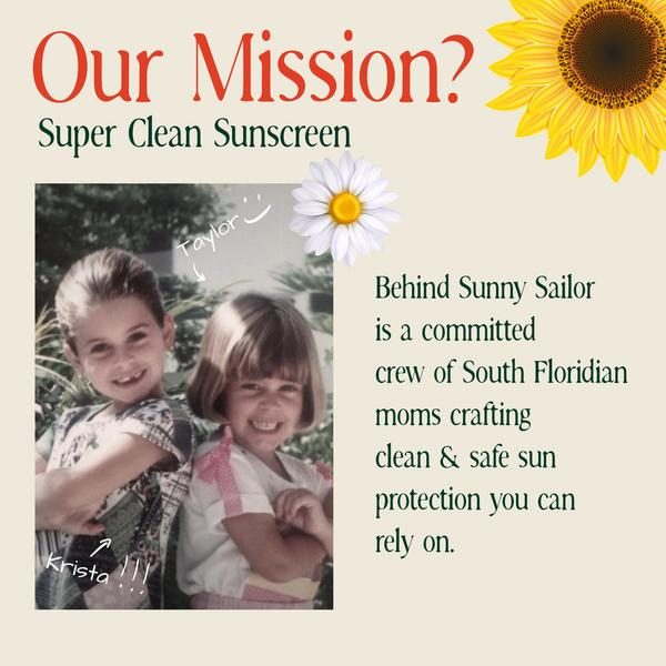 Sunny Sailor brand mission Amazon listing image